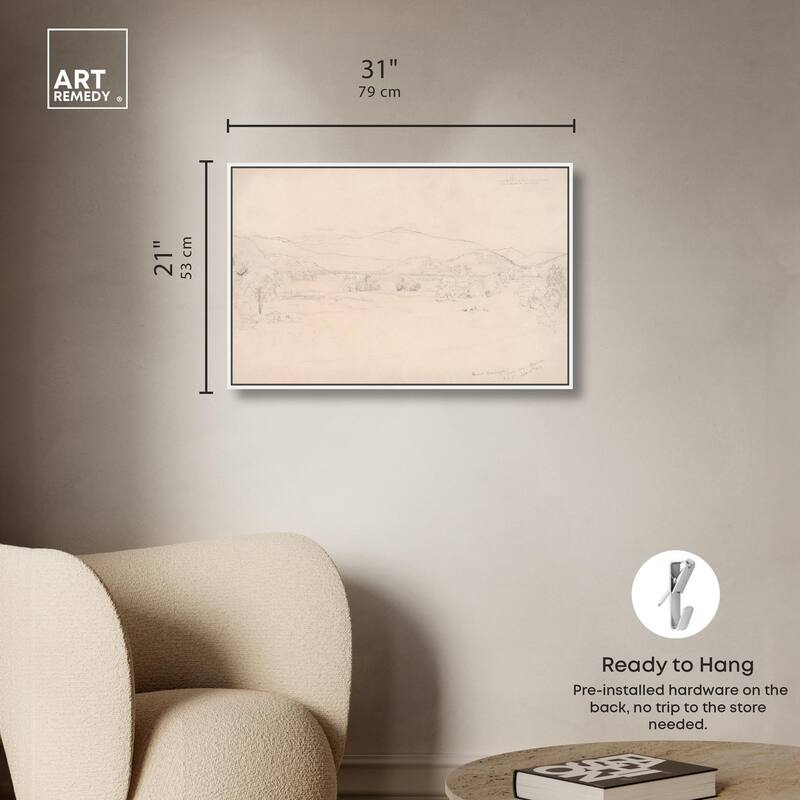 Study for View Mt. Washington Canvas by Art Remedy