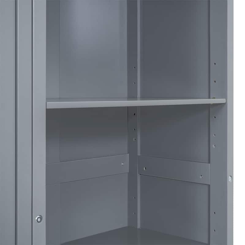 Merax Murphy Bed Wall Bed with Shelves