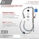 preview thumbnail 38 of 55, STYLISH Kitchen Sink Faucet Single Handle Pull Down Dual Mode in Stainless Steel