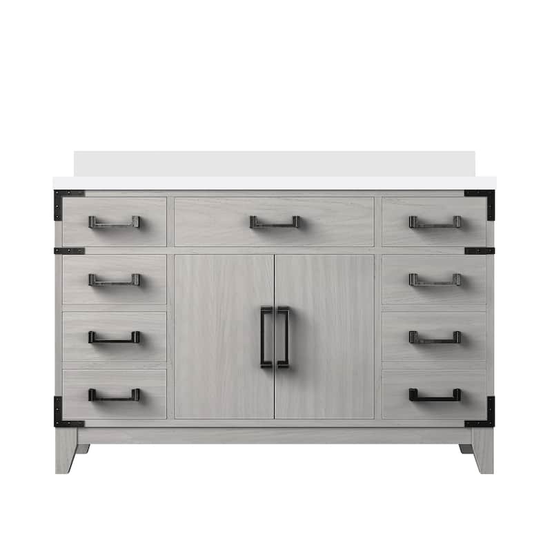 Laurel Bath Vanity with Quartz Top and Sink
