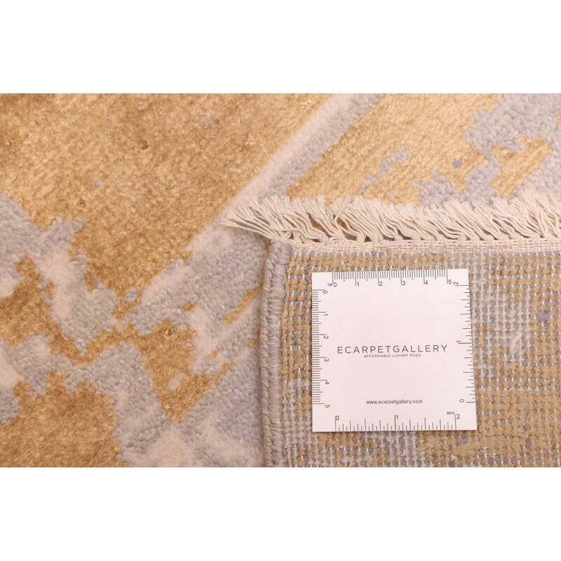 ECARPETGALLERY Hand-knotted Legacy Ivory Silk, Wool Rug - 9'11 x 13'9