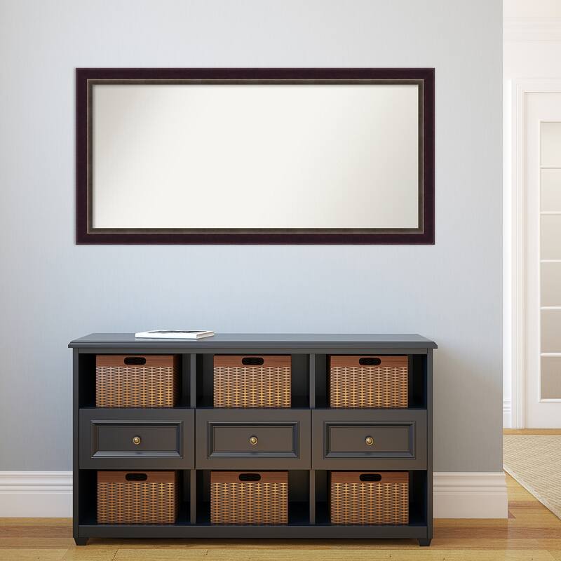 Oversized Wall Mirror Choose Your Custom Size - Signore Bronze Frame