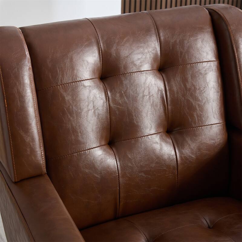 Modern Ergonomics Accent Chair with Black Legs