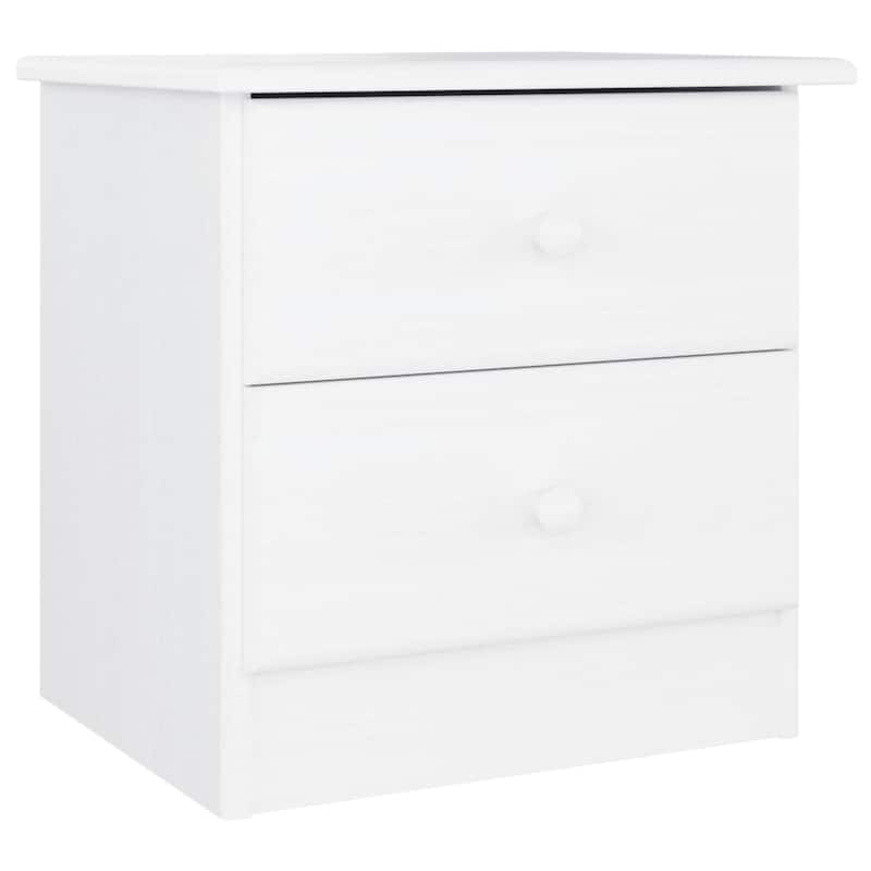 vidaXL Bedside Cabinet Nightstand End Table Living Room Bedroom Solid Wood Pine