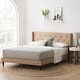 preview thumbnail 29 of 35, Brookside Isabelle Button Tufted Wingback Upholstered Bed