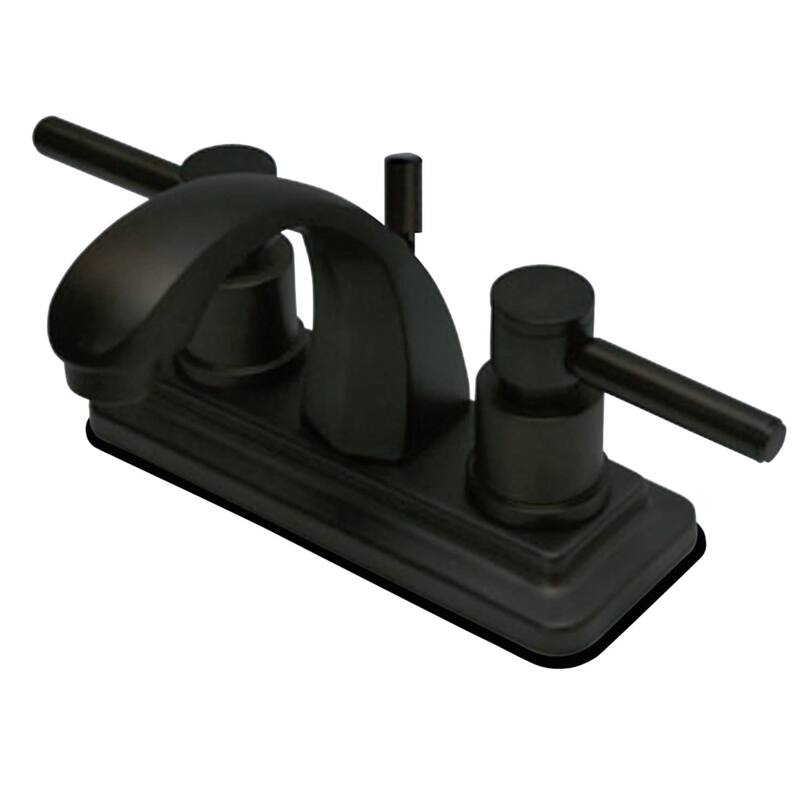 Kingston Brass Concord Centerset Bathroom Faucet with Brass Pop-Up - Oil Rubbed Bronze