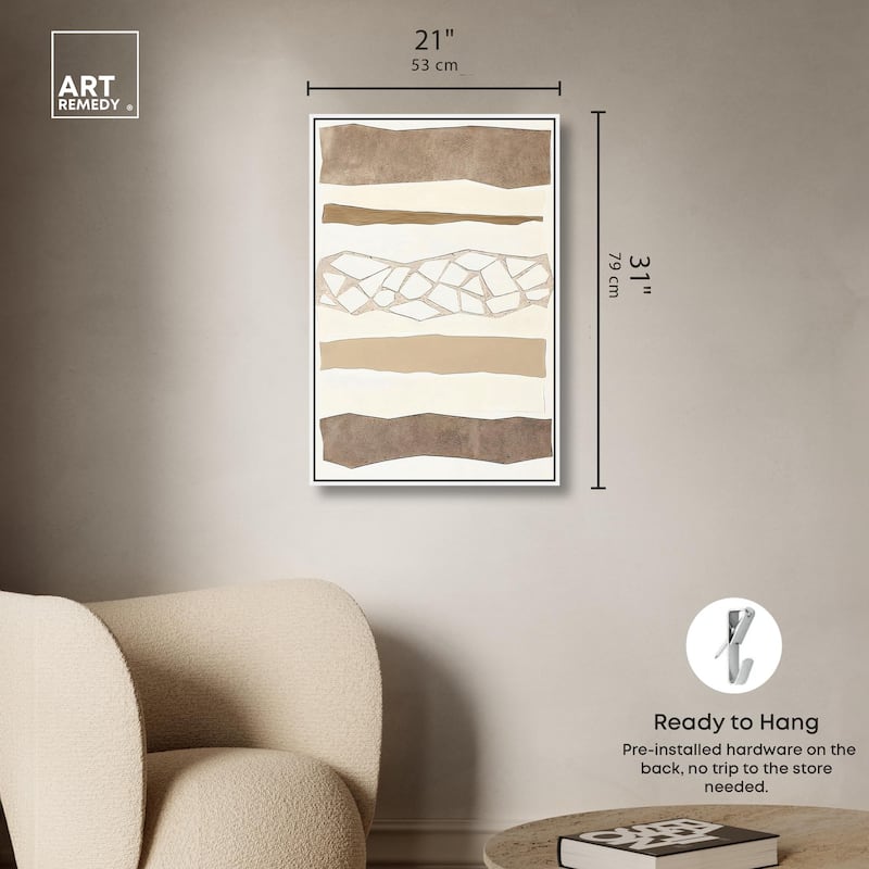 Relief Rifts I Canvas by Art Remedy
