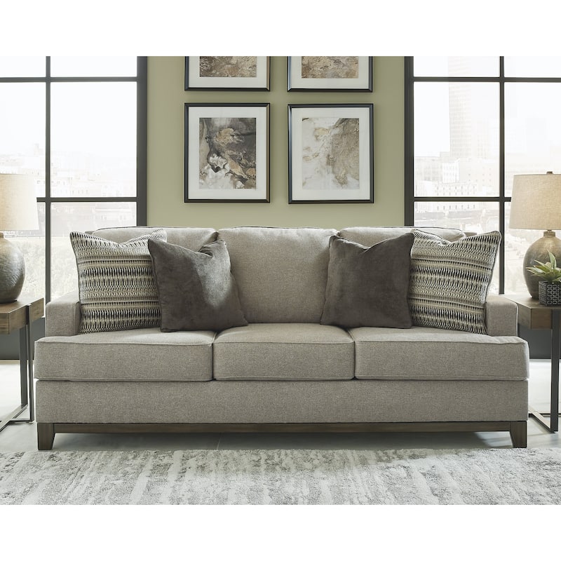 Signature Design by Ashley Kaywood Gray 2-Piece Upholstery Package - 89"W x 40"D x 38"H