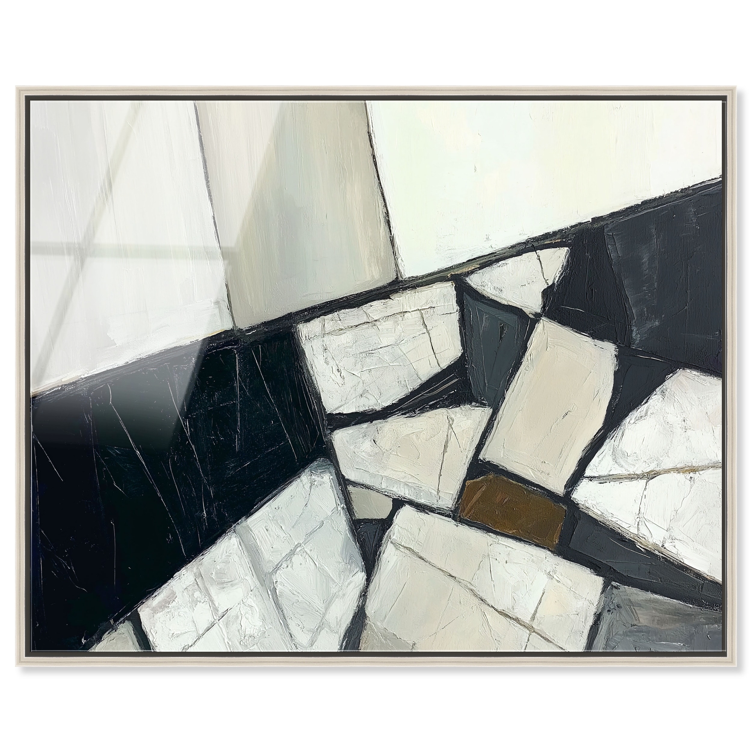 Dark Fissure II Modern Wall Decor Acrylic Print by Art Remedy