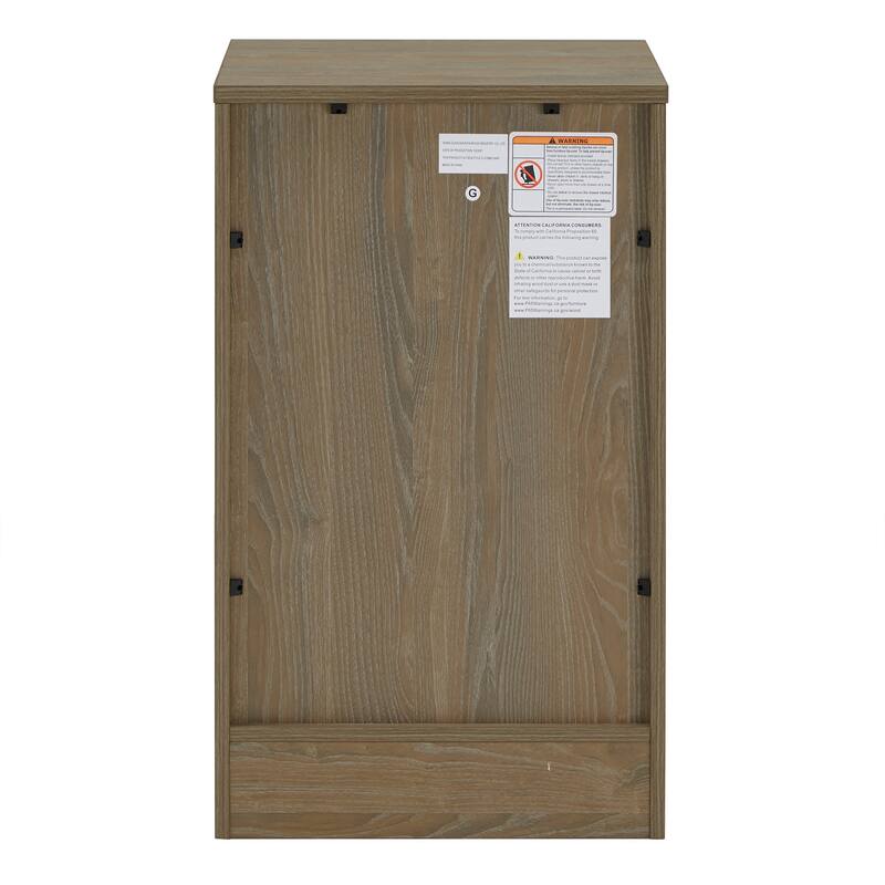 Hinesburg 40 in. Corner Desk with USB Chargers and 3-drawer File Cabinet by iNSPIRE Q Classic