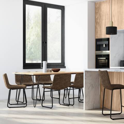 WyndenHall Adrienne Mid Century Modern Dining Chair (Set of 2) - 21.26" D x 20.47" W x 30.31"H