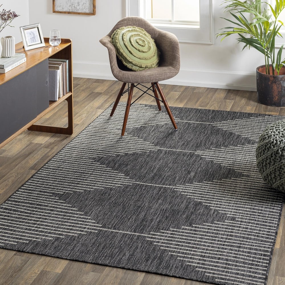 Livabliss Eagean Casual Indoor/Outdoor Area Rug