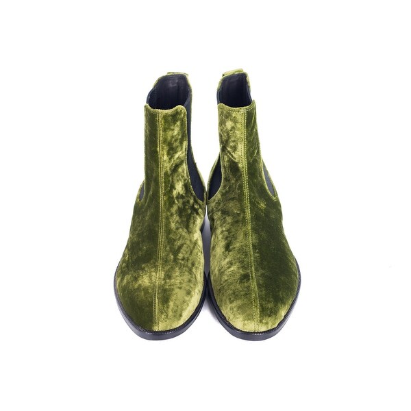 velvet chelsea boots womens