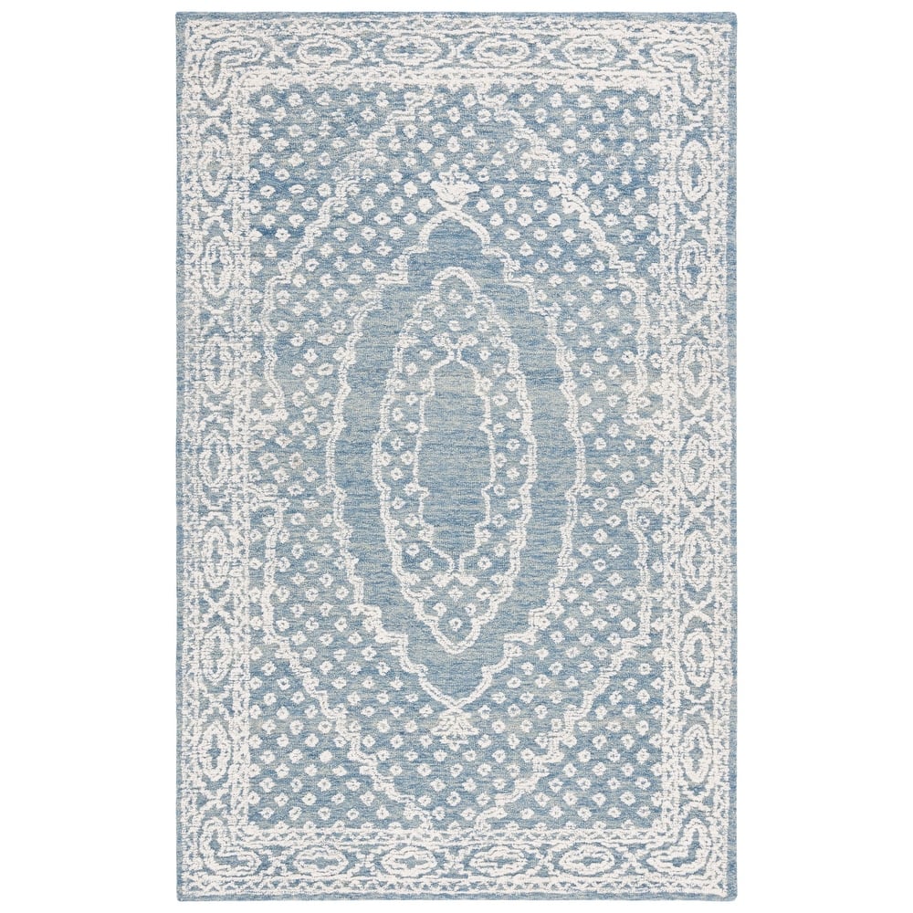 SAFAVIEH Handmade Ebony Branddis Modern Wool Rug