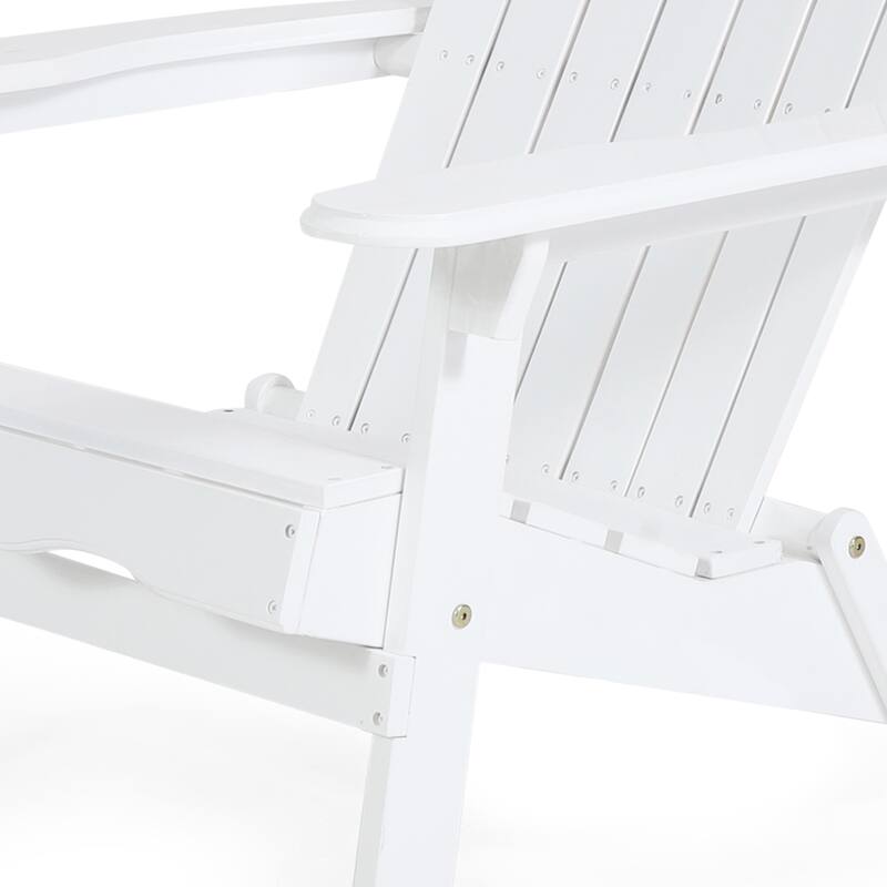 Hanlee Acacia Wood Folding Adirondack Chair by Christopher Knight Home - 29.50" W x 35.75" D x 34.25" H