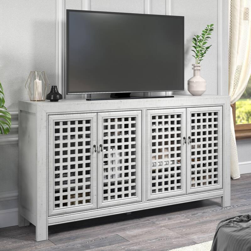 Steve Silver Raissa 70-inch Hand-rubbed Distressed Accent Cabinet