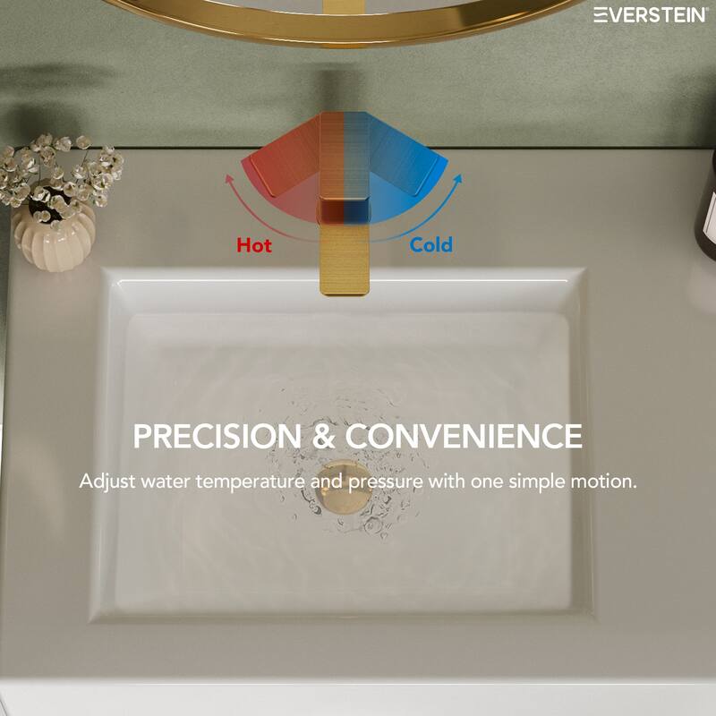 Single Hole Bathroom Faucet with Drain Assembly, Single Handle Bathroom Sink Faucet