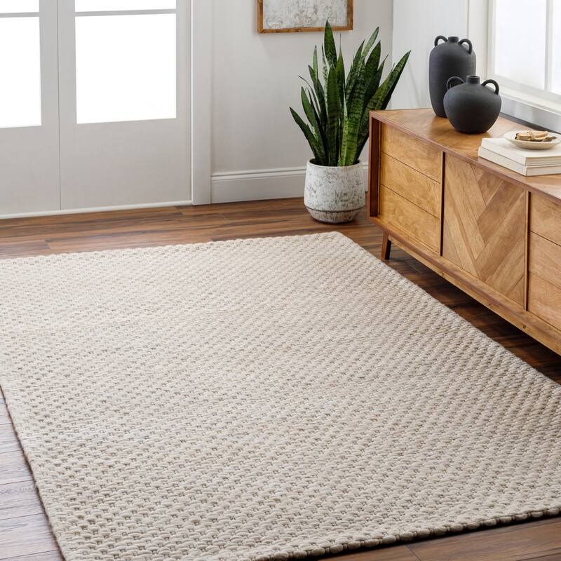 Martino Transitional Area Rug - Tan - 5' x 7' 6"