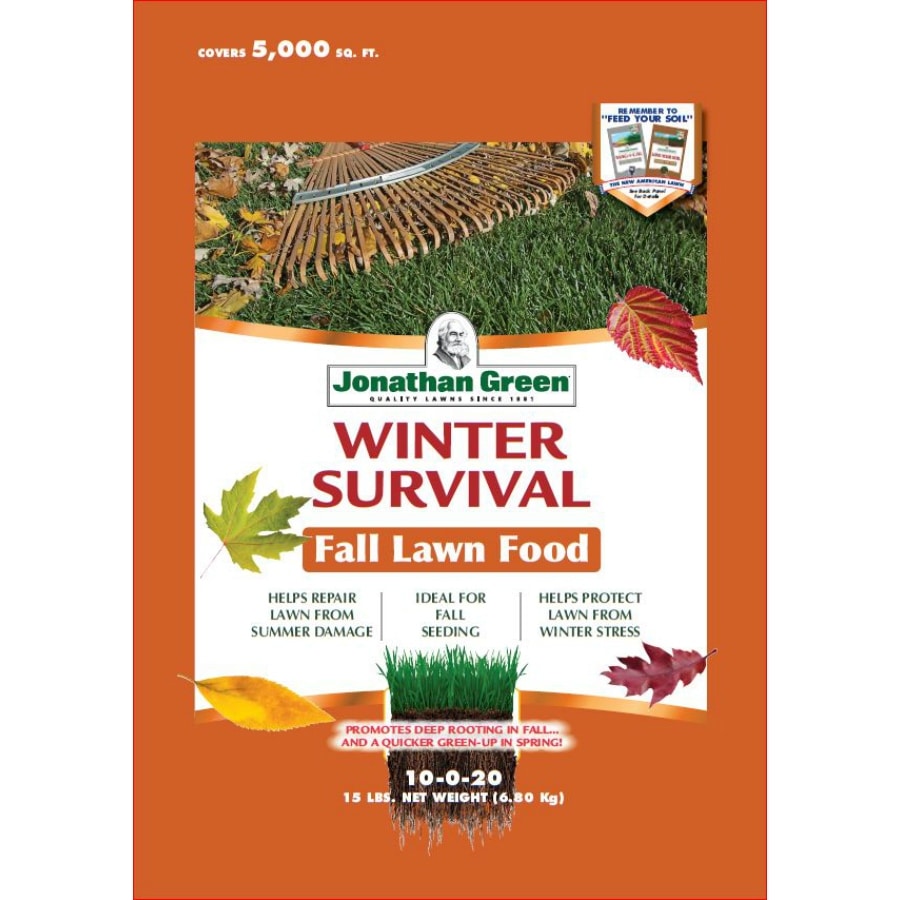 Shop Jonathan Green 12400 Winter Survival Fall Lawn Fertilizer, 10-0-20