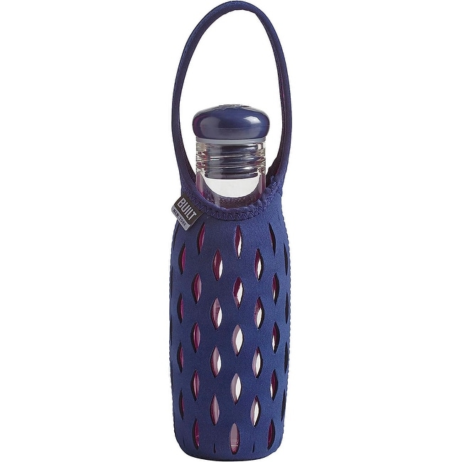 BUILT NY Glass Water Bottle with Neoprene Tote