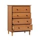preview thumbnail 39 of 57, Walker Edison Bullrushes 4-drawer Solid Wood Chest