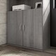 preview thumbnail 21 of 46, Hybrid Half Height Door Kit by Bush Business Furniture Platinum Gray
