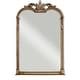 preview thumbnail 1 of 1, Uttermost Jacqueline 28"W Baroque Antiqued Arched Wall Mirror Champagne Silver Leaf