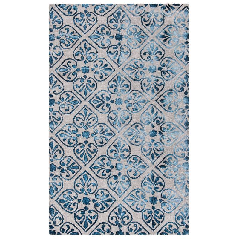 SAFAVIEH Handmade Dip Dye Sholeh Watercolor Vintage Boho Wool