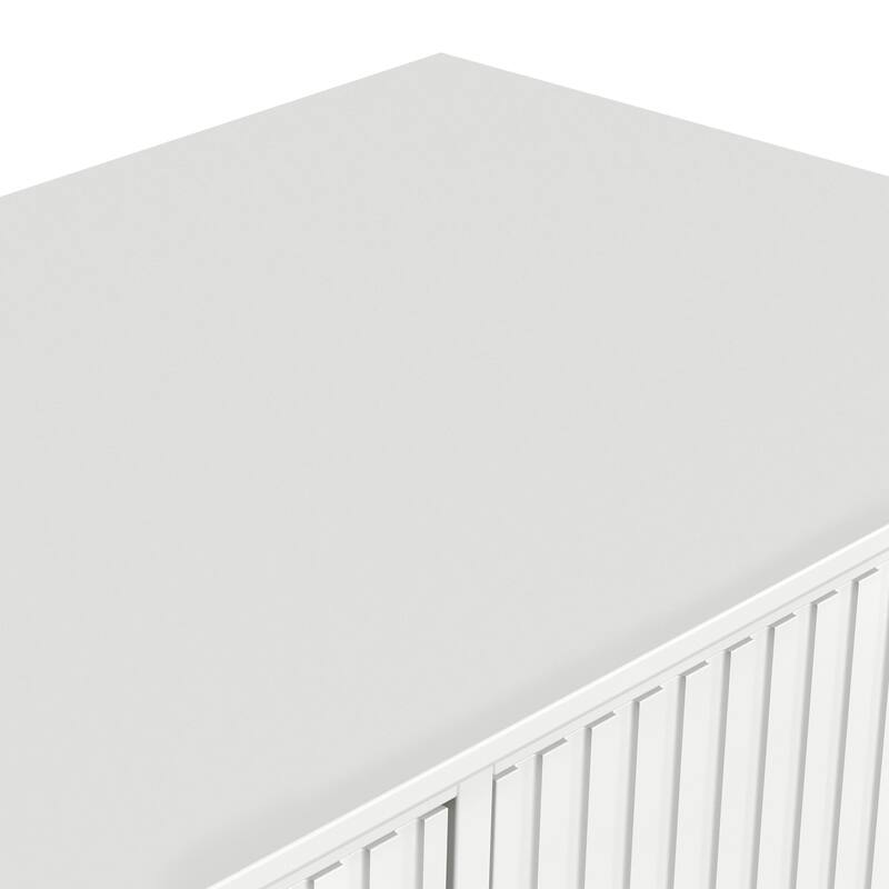 Modern 3-Door Cabinet with Adjustable Shelves