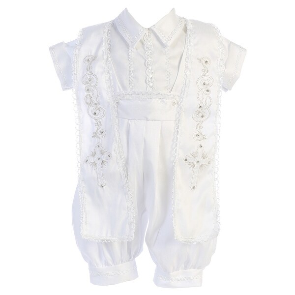 christening white garment