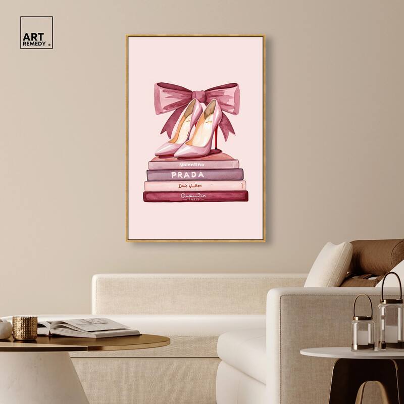 Stack of Fashion Canvas by Art Remedy