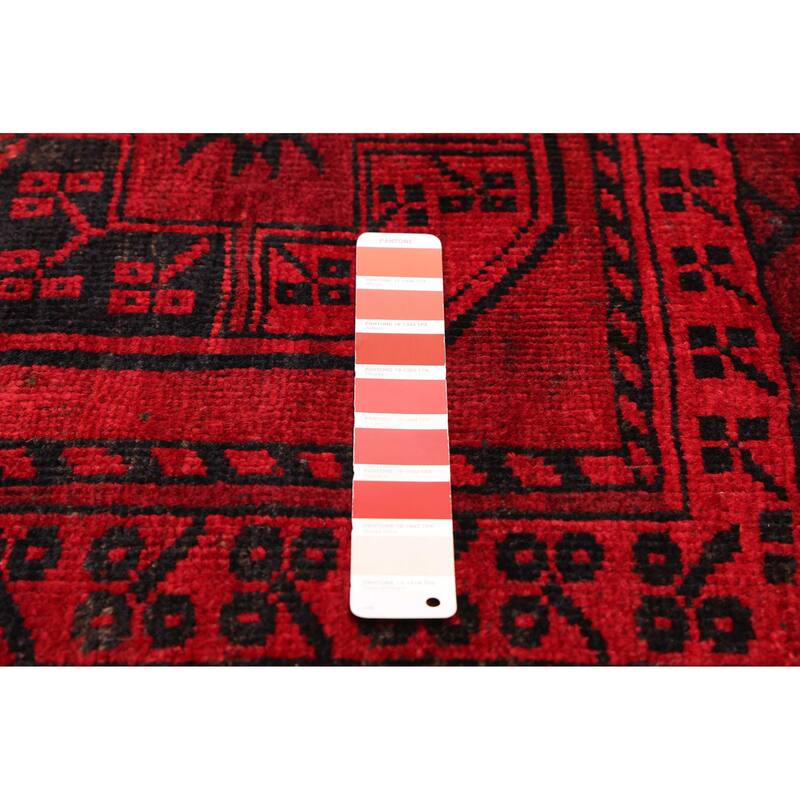 ECARPETGALLERY Hand-knotted Khal Mohammadi Red Wool Rug - 6'9 x 8'2