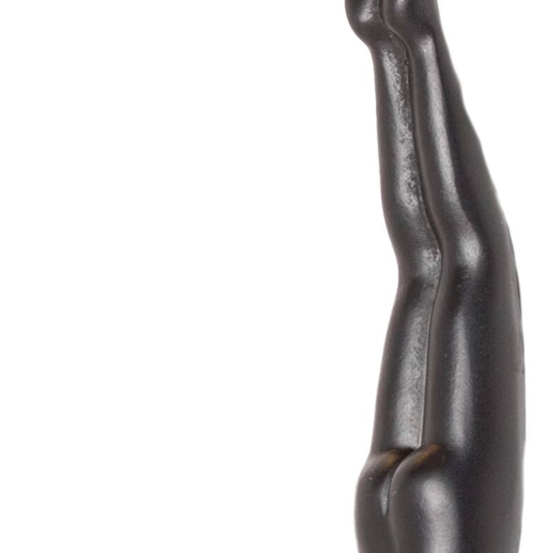 HomeRoots 7" Black Diver Resin Wall Decor