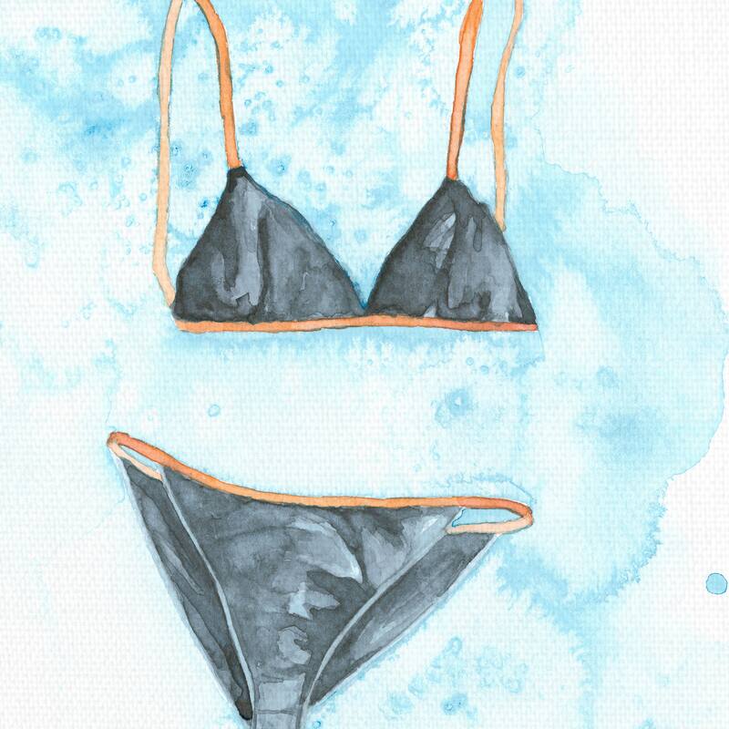 Pool Time 1-4 by Natasha Marie Canvas Art Prints