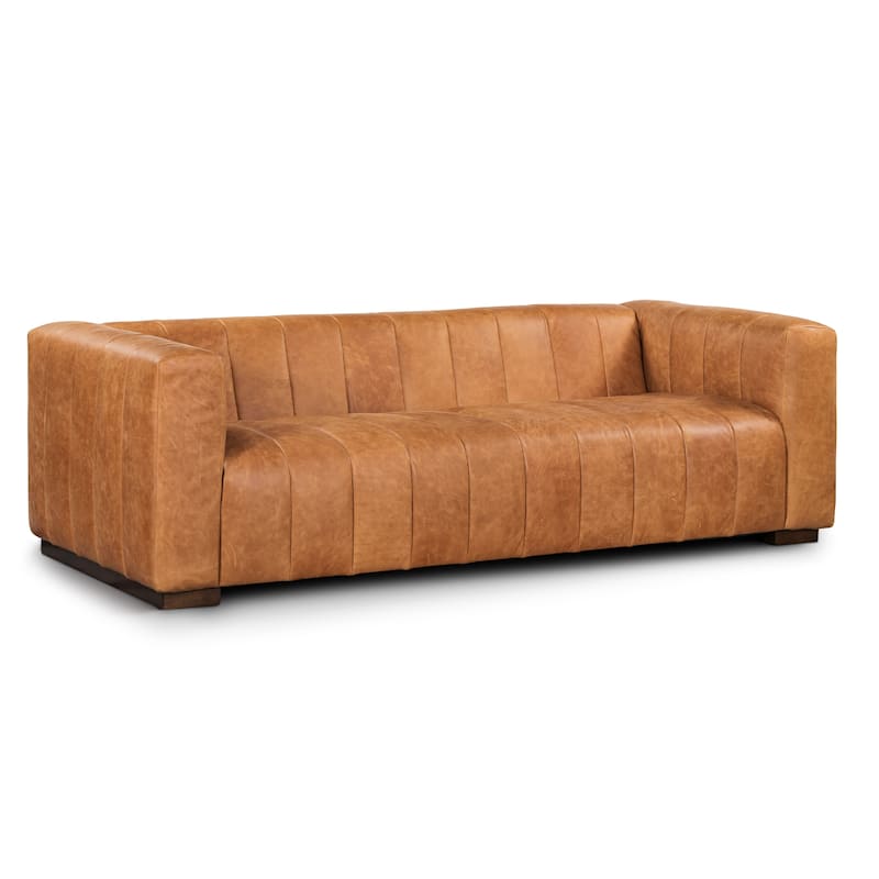 Poly & Bark Canale Sofa - Full Grain Genuine Italian Leather