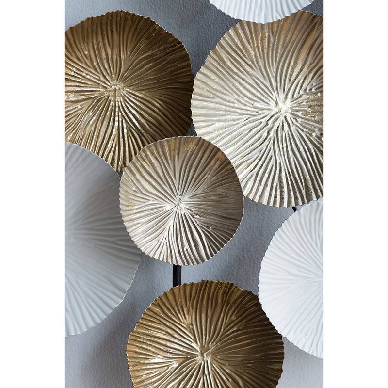 Metal Contemporary Wall Decor Accent, Large Hanging Sculpture