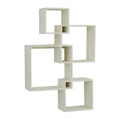 Wood Wall Shelf - White - Roche River Decor