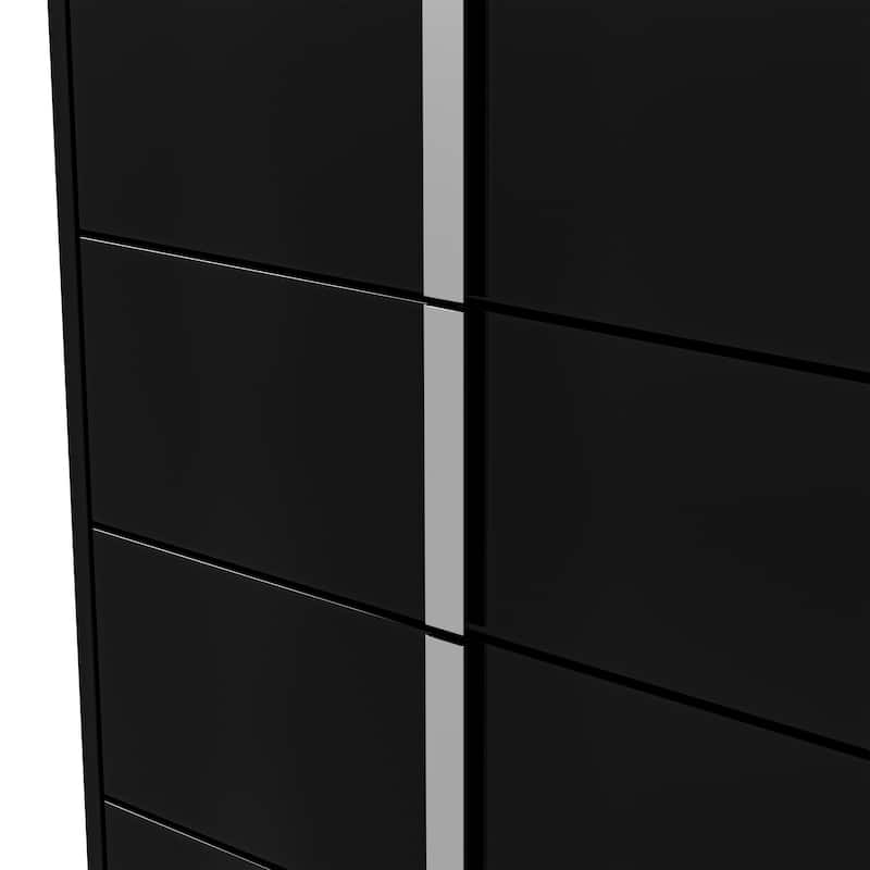 Furniture of America Erina Modern Glossy 5-Drawer Chest