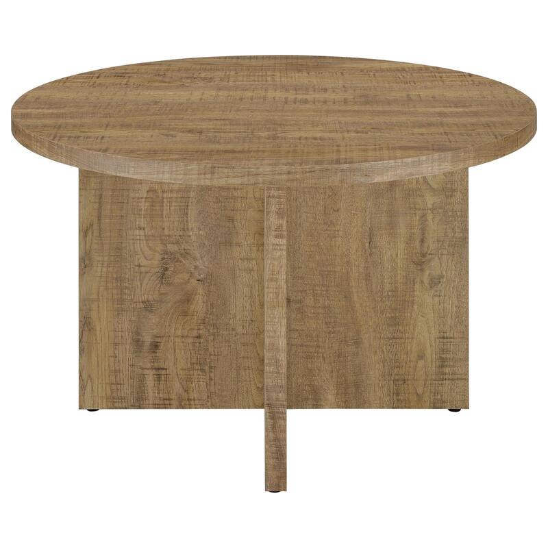 Larrabee Mango Brown Round Dining Table