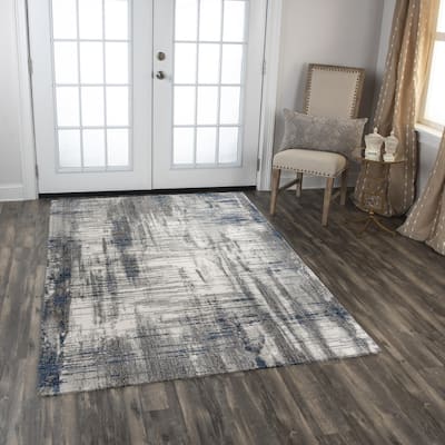 Alora Decor Antonela Transitional Gray Recycled Polyester Area Rug