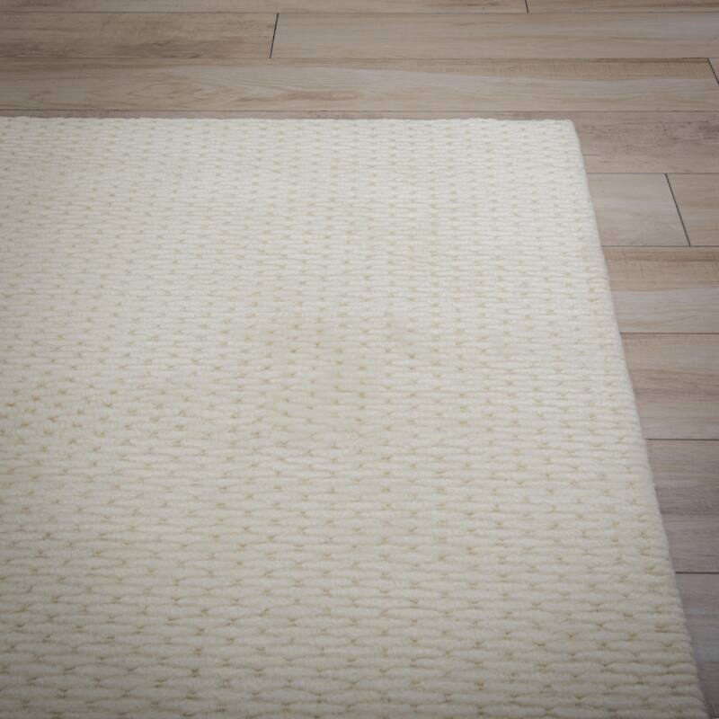 Alora Decor Haze Contemporary Basketweave Area Rug