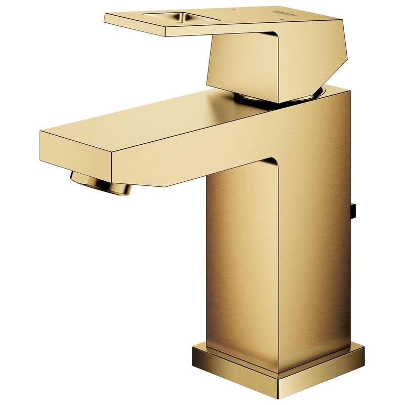 Grohe Eurocube 1.2 GPM Single Hole Bathroom Faucet with SilkMove and