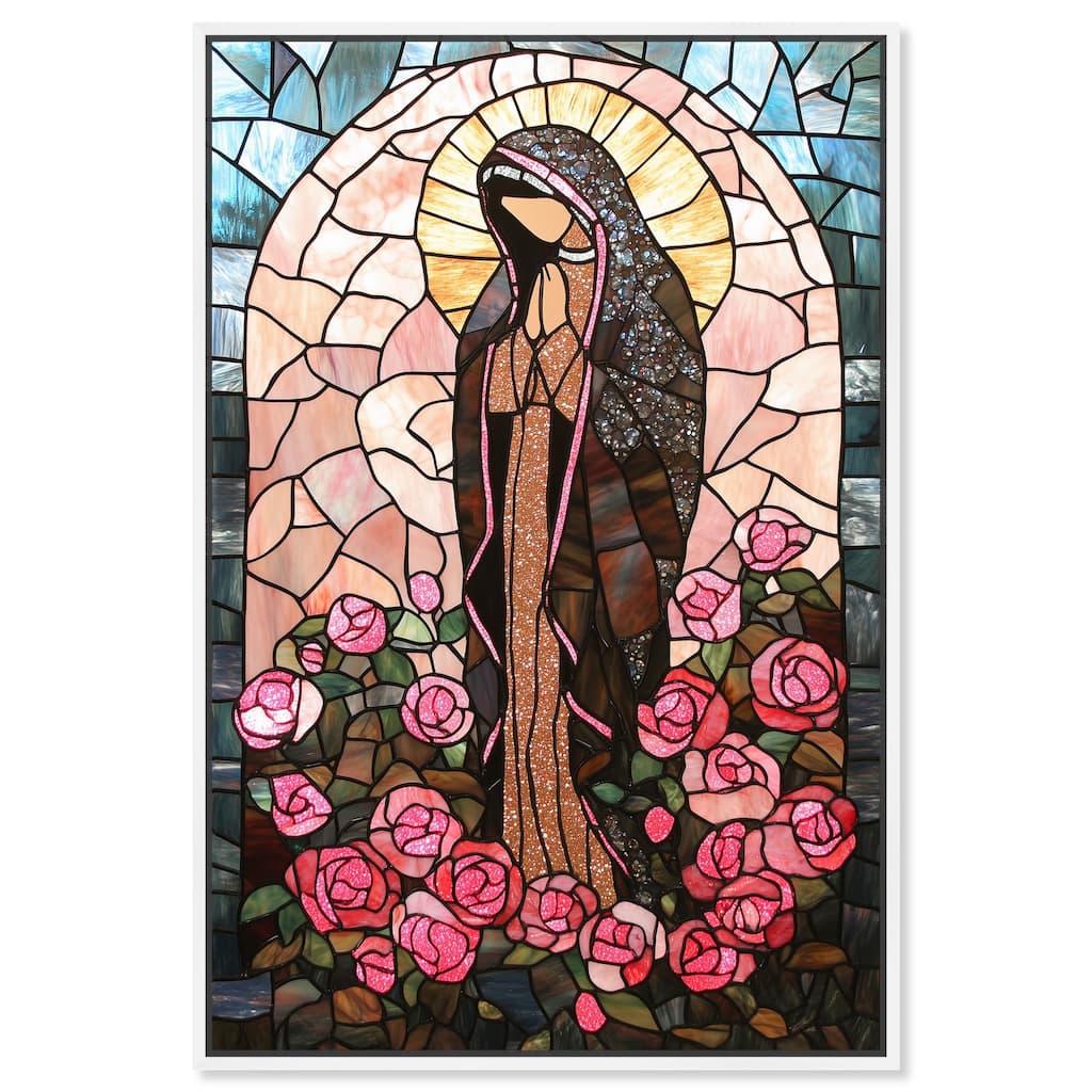Glass Rosarium Guardian Canvas by Art Remedy