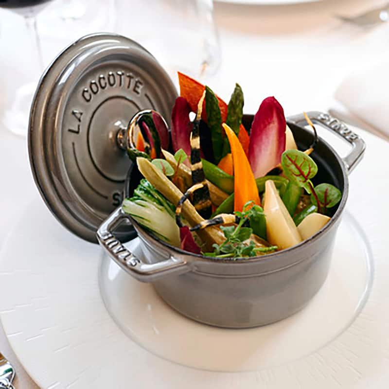 STAUB Cast Iron 1.25-qt Round Cocotte