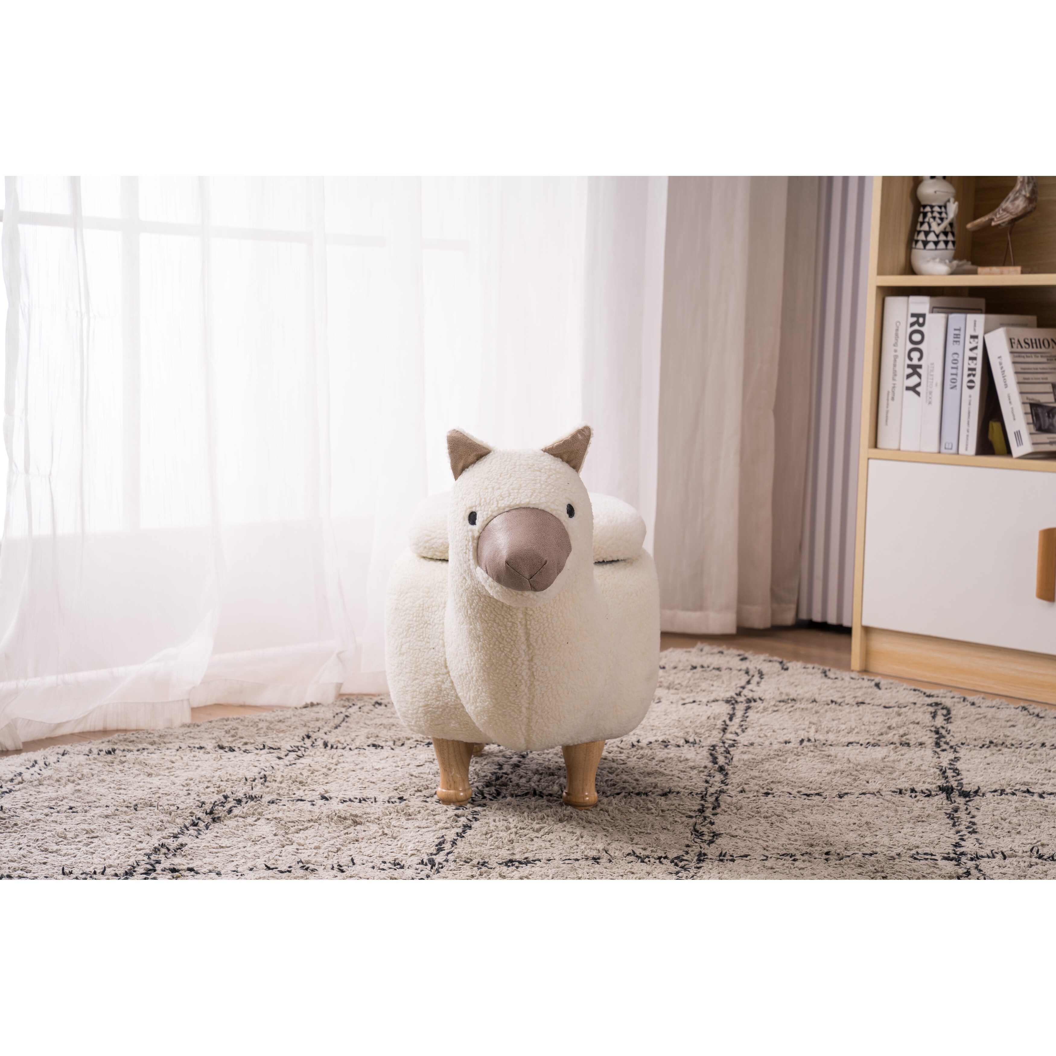 Llama ottoman deals