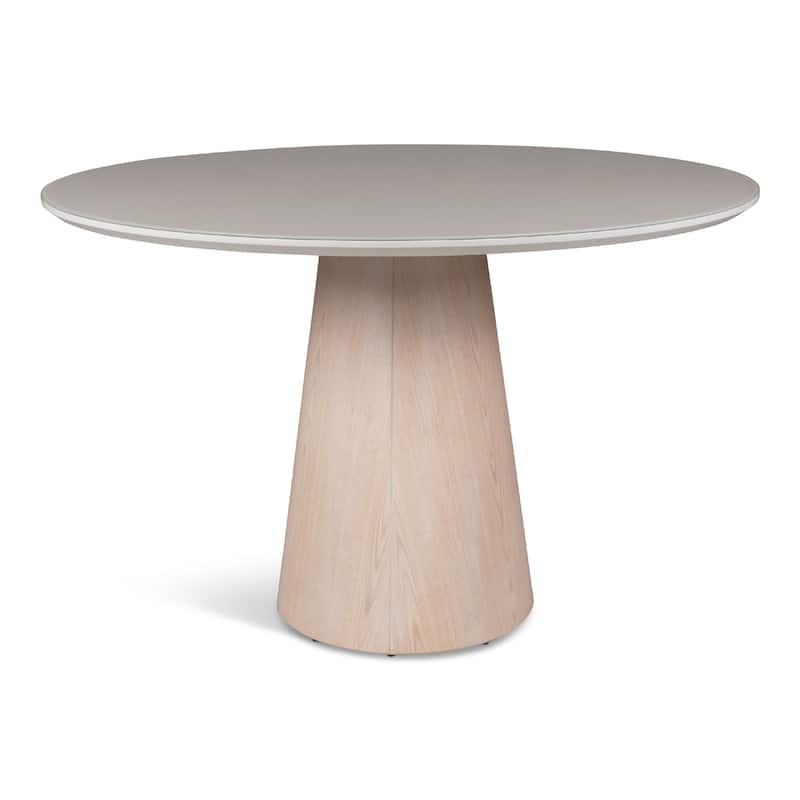 Modern Brazilian - Mona Glass Top Round Dining Table