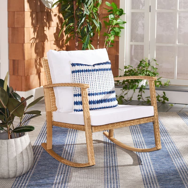 SAFAVIEH Outdoor Concepta Rocking Chair - 26W x 32D x 31H