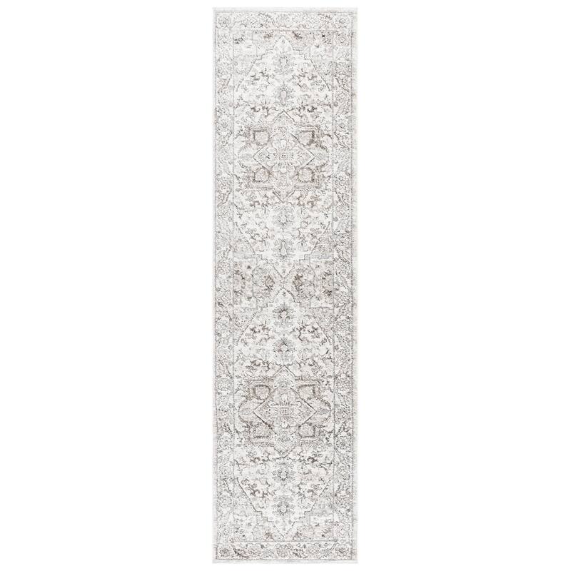 SAFAVIEH Opal Heidie Oriental Rug - 2'3" x 9' Runner - Grey/Beige
