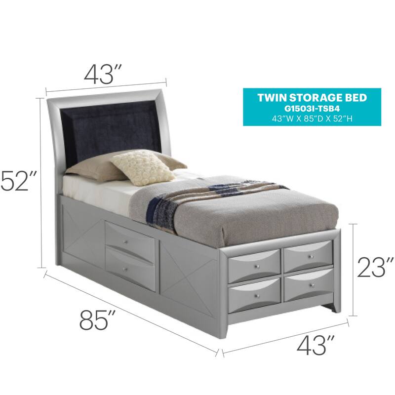 Marilla Twin Panel Beds