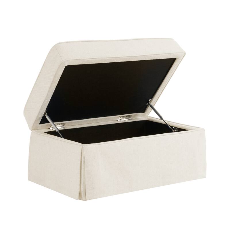 Modern Versatile Fabric Tufted Storage Ottoman Bench for Living Room